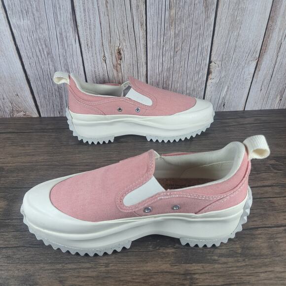 Converse Run Star Hike Slip On Platform Renew Natural Dye Low Top Women's Sz 6 - Picture 5 of 9